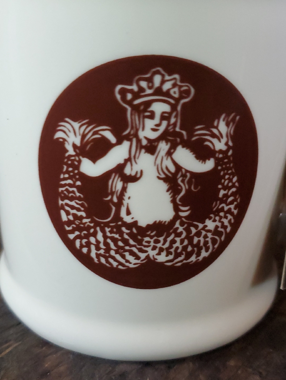 Starbucks Ceramic Mug in Cream with Melusine the Siren Emblem and Pike Place Mar - Picture 6 of 12